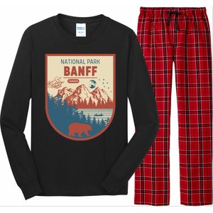 Banff National Park CanadaS Badge Long Sleeve Pajama Set