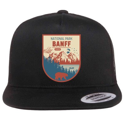 Banff National Park CanadaS Badge Flatbill Hat