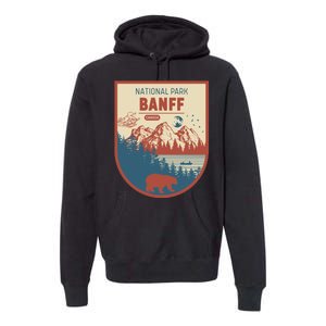 Banff National Park CanadaS Badge Premium Hoodie