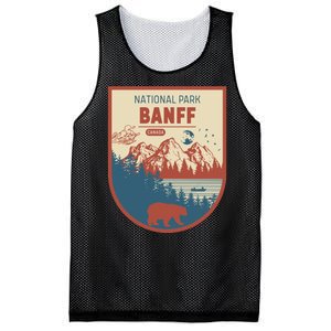 Banff National Park CanadaS Badge Mesh Reversible Basketball Jersey Tank