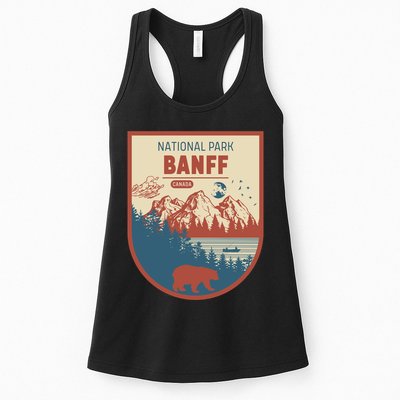 Banff National Park CanadaS Badge Womens Tank Top