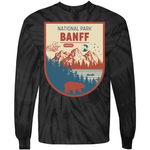 Banff National Park CanadaS Badge Tie-Dye Long Sleeve Shirt