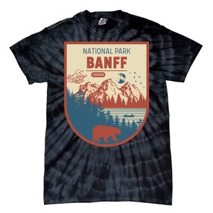 Banff National Park CanadaS Badge Tie-Dye T-Shirt