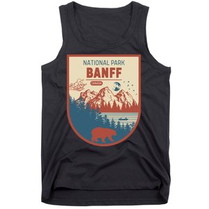 Banff National Park CanadaS Badge Tank Top