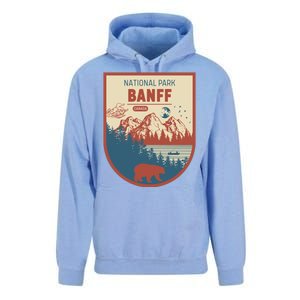 Banff National Park CanadaS Badge Unisex Surf Hoodie