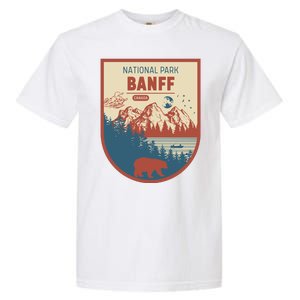 Banff National Park CanadaS Badge Garment-Dyed Heavyweight T-Shirt