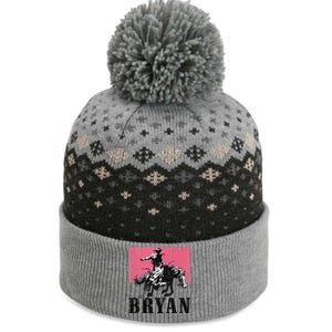 Bryan Name Personalized I Love Bryan The Baniff Cuffed Pom Beanie