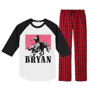 Bryan Name Personalized I Love Bryan Raglan Sleeve Pajama Set