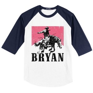 Bryan Name Personalized I Love Bryan Baseball Sleeve Shirt