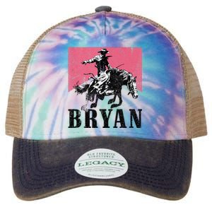 Bryan Name Personalized I Love Bryan Legacy Tie Dye Trucker Hat