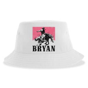 Bryan Name Personalized I Love Bryan Sustainable Bucket Hat