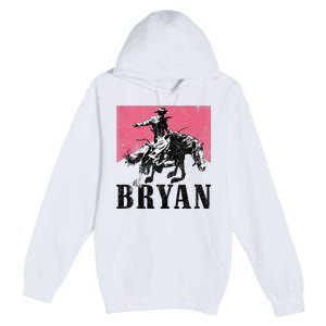 Bryan Name Personalized I Love Bryan Premium Pullover Hoodie