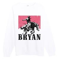 Bryan Name Personalized I Love Bryan Premium Crewneck Sweatshirt