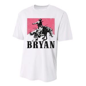 Bryan Name Personalized I Love Bryan Performance Sprint T-Shirt