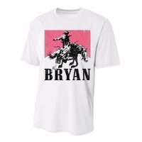 Bryan Name Personalized I Love Bryan Performance Sprint T-Shirt