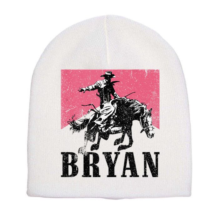 Bryan Name Personalized I Love Bryan Short Acrylic Beanie