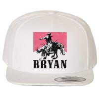 Bryan Name Personalized I Love Bryan Wool Snapback Cap