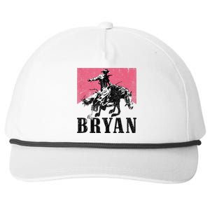 Bryan Name Personalized I Love Bryan Snapback Five-Panel Rope Hat