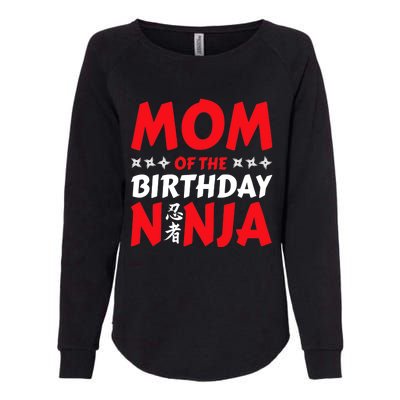 Birthday Ninja Party - Mom of the Birthday Ninja Womens California Wash Sweatshirt