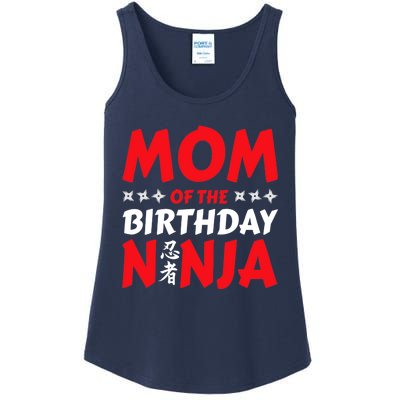 Birthday Ninja Party - Mom of the Birthday Ninja Ladies Essential Tank