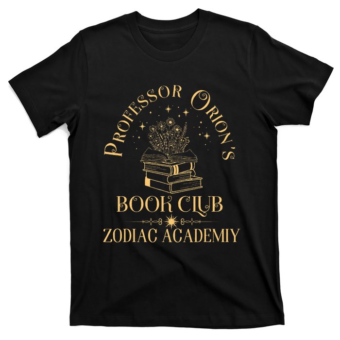 Book Nerd Professor OrionS Book Club Zodiac Academy T-Shirt