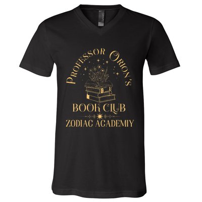 Book Nerd Professor OrionS Book Club Zodiac Academy V-Neck T-Shirt