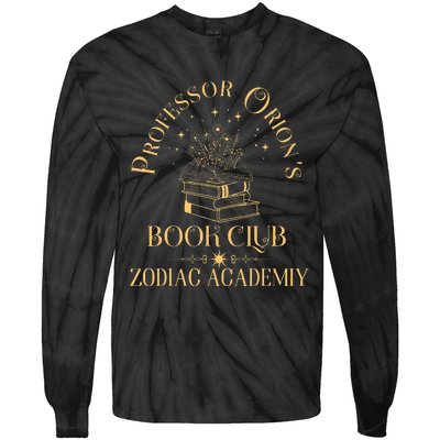 Book Nerd Professor OrionS Book Club Zodiac Academy Tie-Dye Long Sleeve Shirt