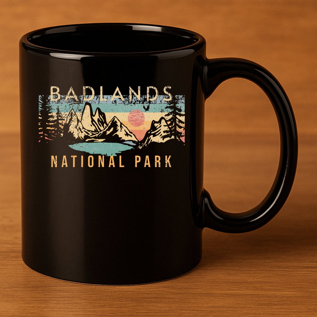 Badlands National Park 11oz C Handle Ceramic Mug