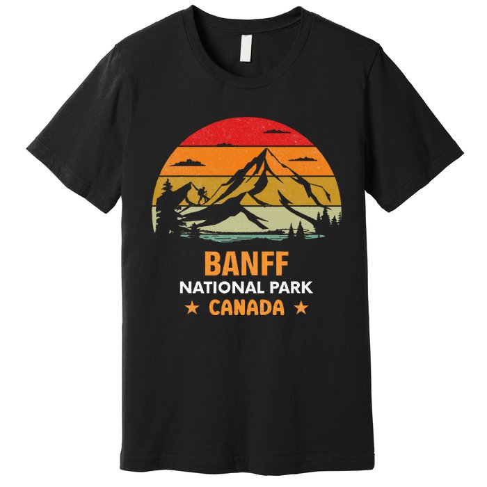 Banff National Park Lake Louise Alberta Canada Hiking Travel Premium T-Shirt