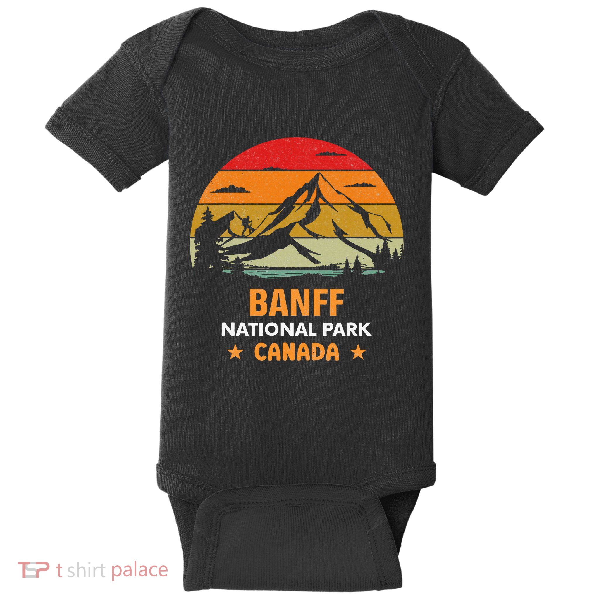 Banff National Park Lake Louise Alberta Canada Hiking Travel Baby Bodysuit