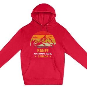 Banff National Park Lake Louise Alberta Canada Hiking Travel Premium Pullover Hoodie