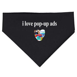 Bricks N’ Papers I Love Popup Ads USA-Made Doggie Bandana