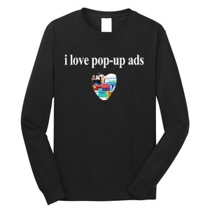 Bricks N’ Papers I Love Popup Ads Long Sleeve Shirt