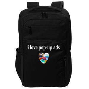 Bricks N’ Papers I Love Popup Ads Impact Tech Backpack