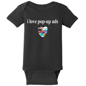 Bricks N’ Papers I Love Popup Ads Baby Bodysuit