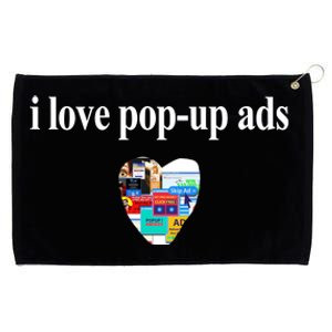 Bricks N’ Papers I Love Popup Ads Grommeted Golf Towel