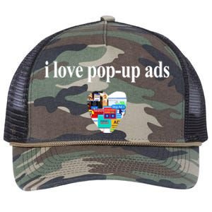 Bricks N’ Papers I Love Popup Ads Retro Rope Trucker Hat Cap