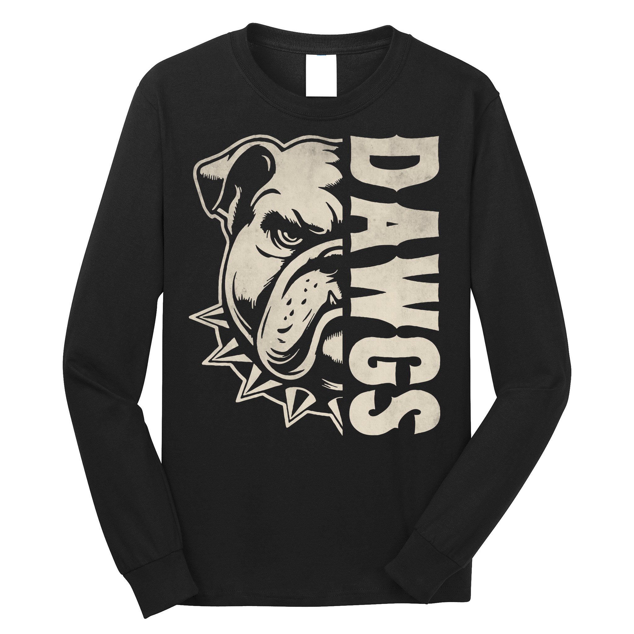 Bulldogs Name Personalized Bulldogs Cute Long Sleeve Shirt