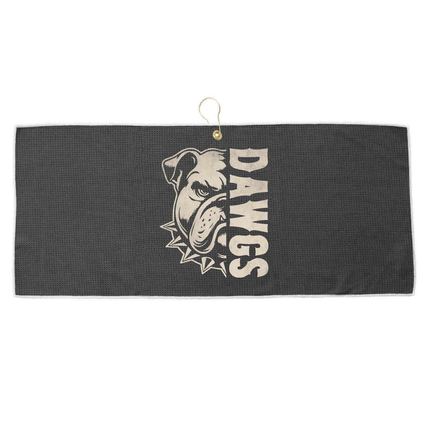 Bulldogs Name Personalized Bulldogs Cute Large Microfiber Waffle Golf Towel