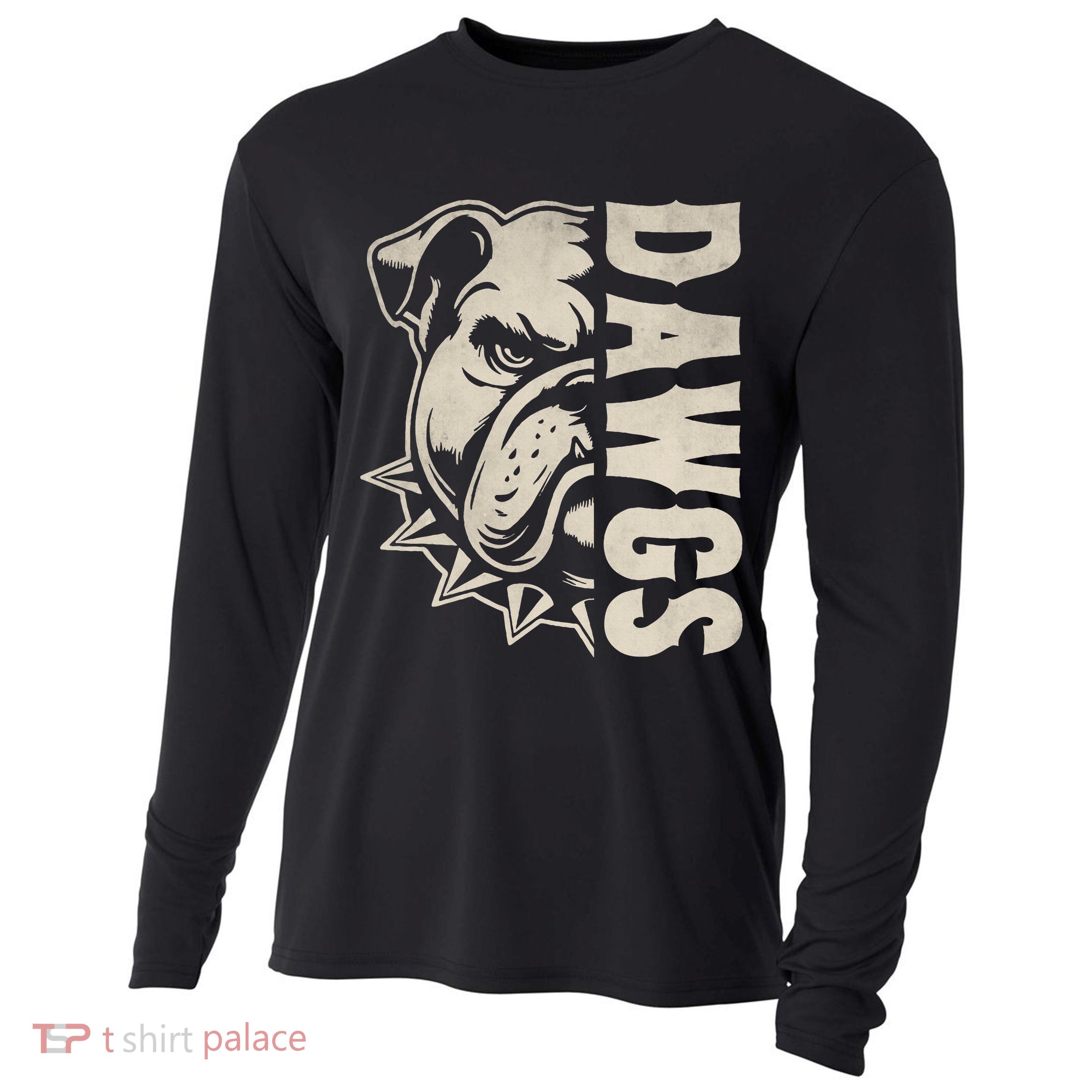 Bulldogs Name Personalized Bulldogs Cute Cooling Performance Long Sleeve Crew