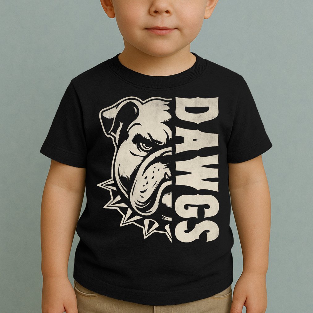 Bulldogs Name Personalized Bulldogs Cute Toddler T-Shirt