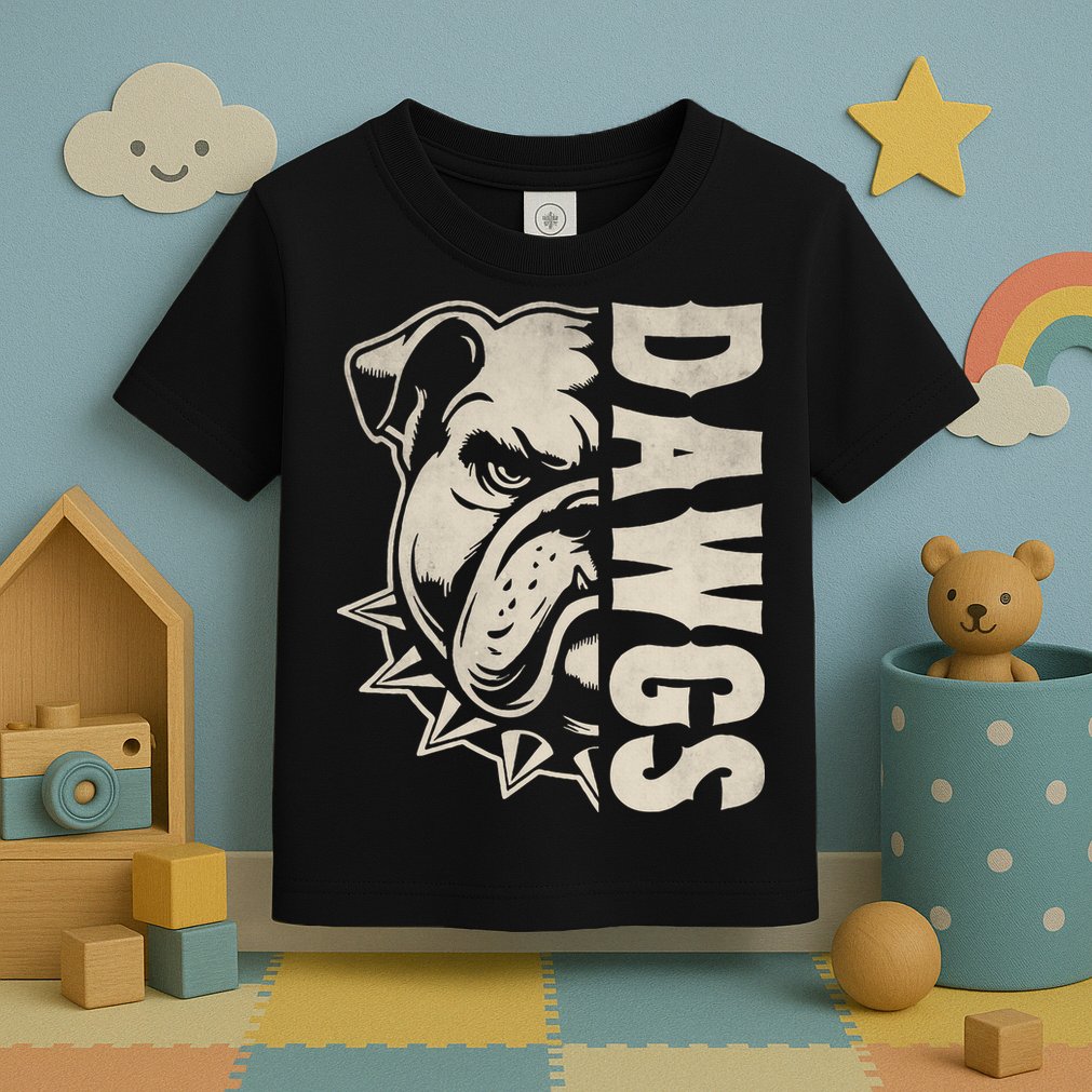 Bulldogs Name Personalized Bulldogs Cute Toddler T-Shirt