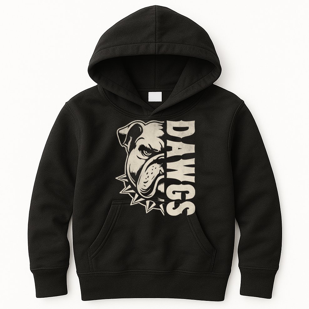Bulldogs Name Personalized Bulldogs Cute Kids Hoodie