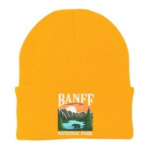 Banff National Park Lake Louise Rocky Mountains Canada Gift Knit Cap Winter Beanie