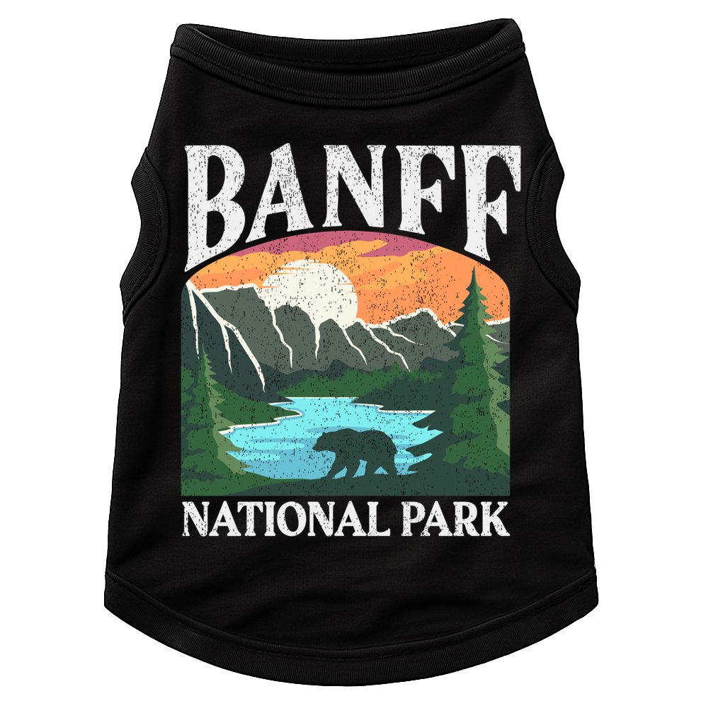 Banff National Park Lake Louise Rocky Mountains Canada Gift Doggie Tank