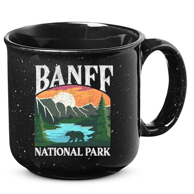 Banff National Park Lake Louise Rocky Mountains Canada Gift 15oz Campfire Ceramic Mug
