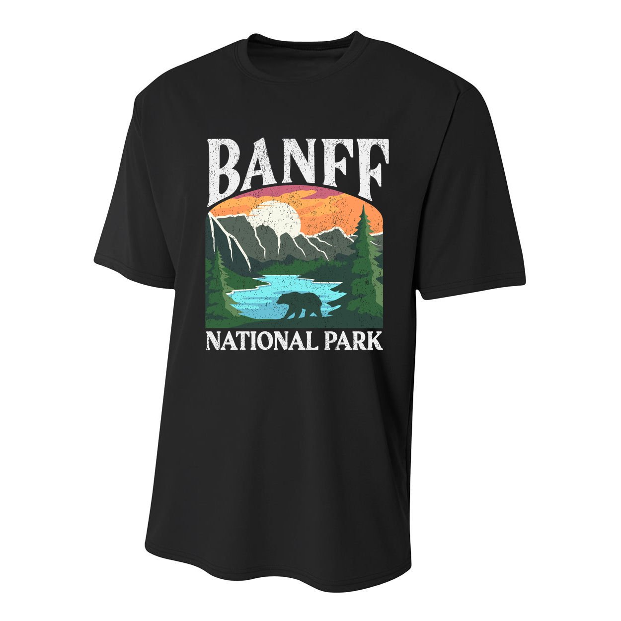 Banff National Park Lake Louise Rocky Mountains Canada Gift Youth Performance Sprint T-Shirt