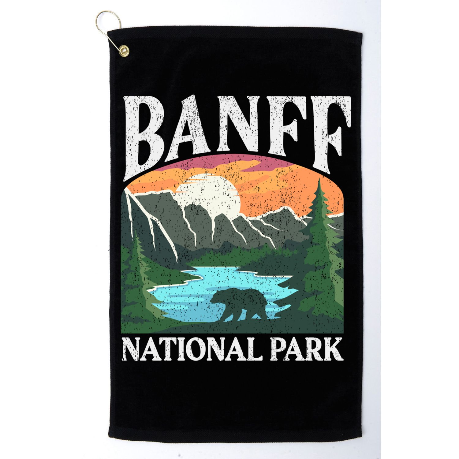 Banff National Park Lake Louise Rocky Mountains Canada Gift Golf Towel