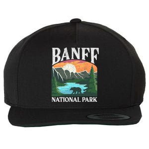 Banff National Park Lake Louise Rocky Mountains Canada Gift Wool Snapback Cap