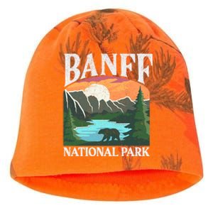 Banff National Park Lake Louise Rocky Mountains Canada Gift Kati - Camo Knit Beanie